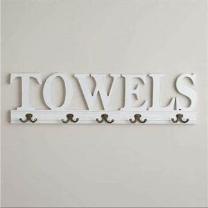 Towels sign by World Market